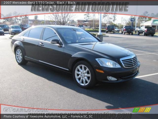 2007 Mercedes-Benz S 550 Sedan in Black