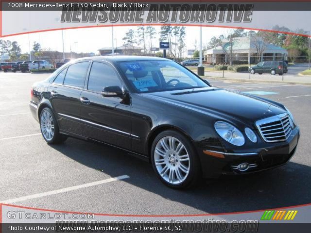 2008 Mercedes-Benz E 350 Sedan in Black
