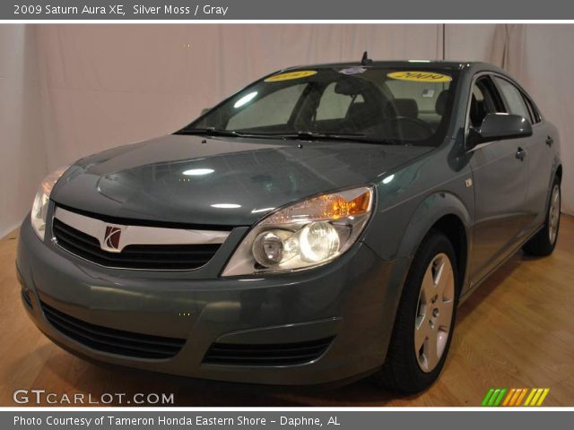2009 Saturn Aura XE in Silver Moss