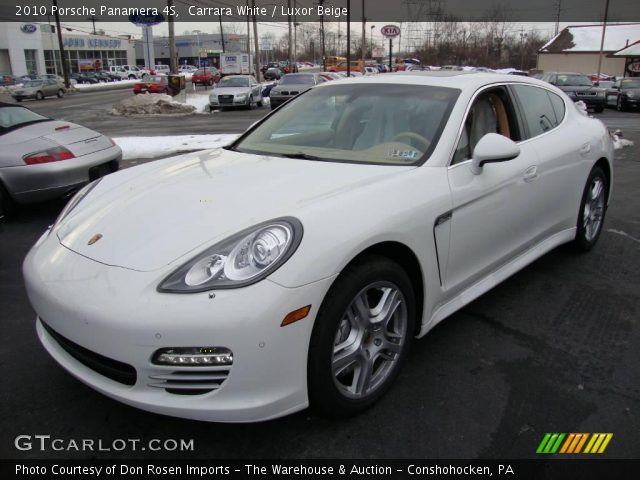 2010 Porsche Panamera 4S in Carrara White