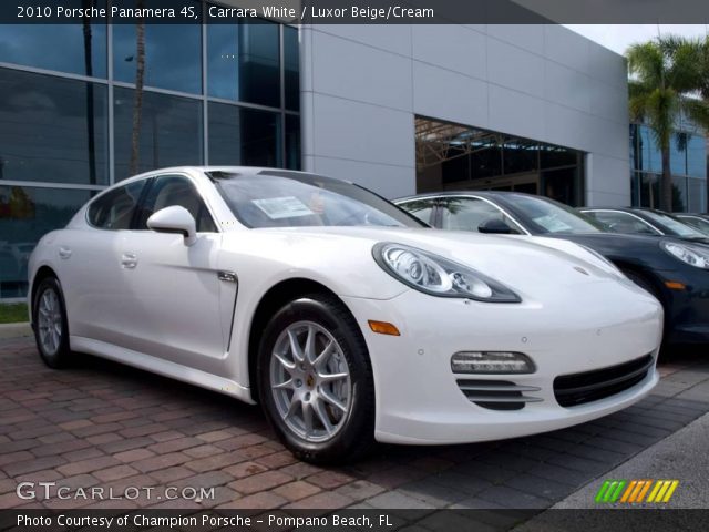 2010 Porsche Panamera 4S in Carrara White