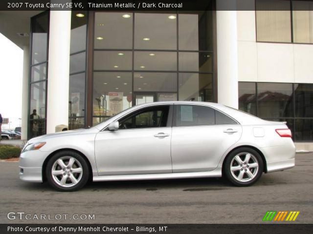 2007 Toyota Camry SE V6 in Titanium Metallic