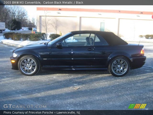 2003 BMW M3 Convertible in Carbon Black Metallic