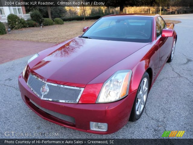 2004 Cadillac XLR Roadster in Crimson Red Pearl
