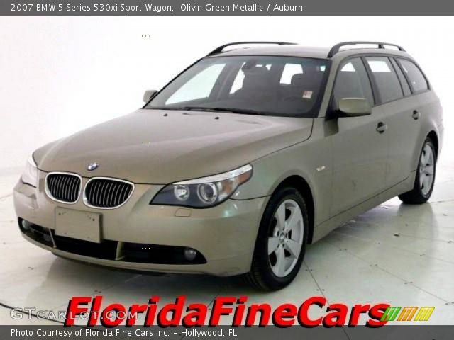 2007 BMW 5 Series 530xi Sport Wagon in Olivin Green Metallic