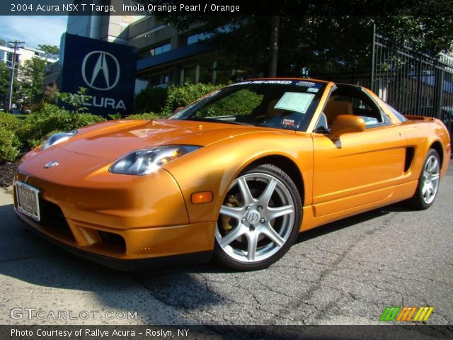 2004 Acura NSX T Targa in Imola Orange Pearl