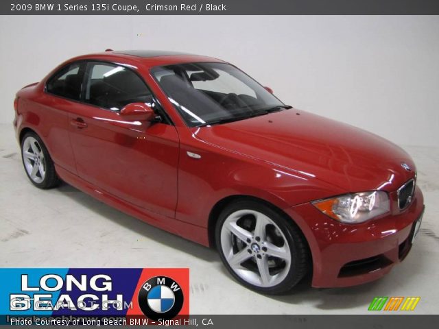 2009 BMW 1 Series 135i Coupe in Crimson Red