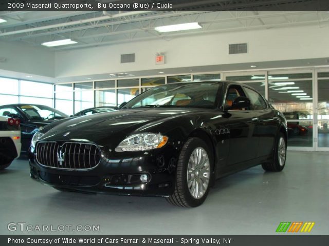 2009 Maserati Quattroporte  in Blu Oceano (Blue)