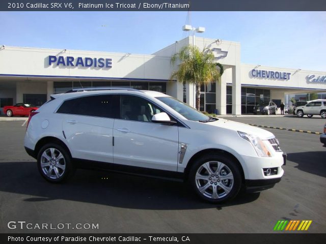 2010 Cadillac SRX V6 in Platinum Ice Tricoat