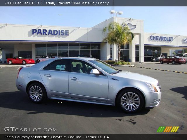 2010 Cadillac CTS 3.6 Sedan in Radiant Silver Metallic