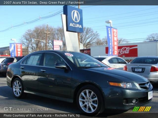 2007 Acura TSX Sedan in Deep Green Pearl