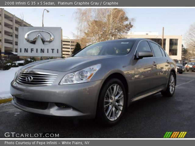2008 Infiniti G 35 x S Sedan in Platinum Graphite Gray