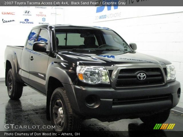 2007 Toyota Tacoma Access Cab 4x4 in Black Sand Pearl