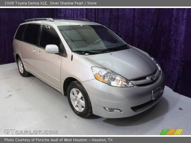 2008 Toyota Sienna XLE in Silver Shadow Pearl
