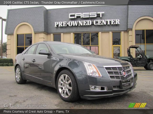 2008 Cadillac CTS Sedan in Thunder Gray Chromaflair