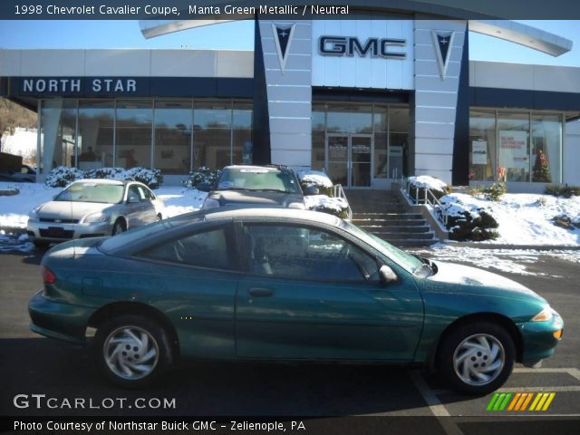 1998 Chevrolet Cavalier Coupe in Manta Green Metallic