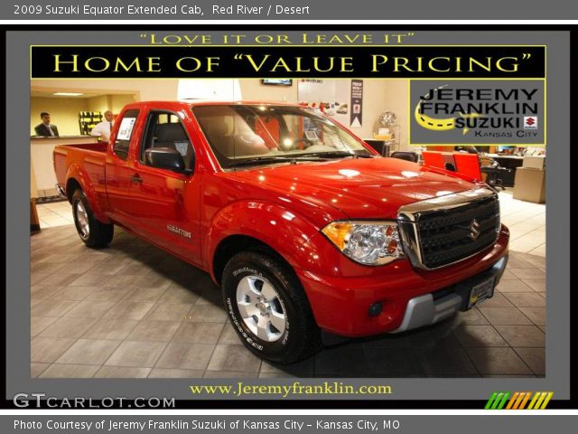 2009 Suzuki Equator Extended Cab in Red River