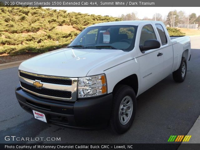 2010 Chevrolet Silverado 1500 Extended Cab 4x4 in Summit White