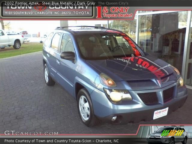 2002 Pontiac Aztek  in Steel Blue Metallic