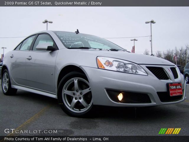 2009 Pontiac G6 GT Sedan in Quicksilver Metallic