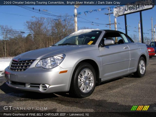 2009 Chrysler Sebring Touring Convertible in Bright Silver Metallic