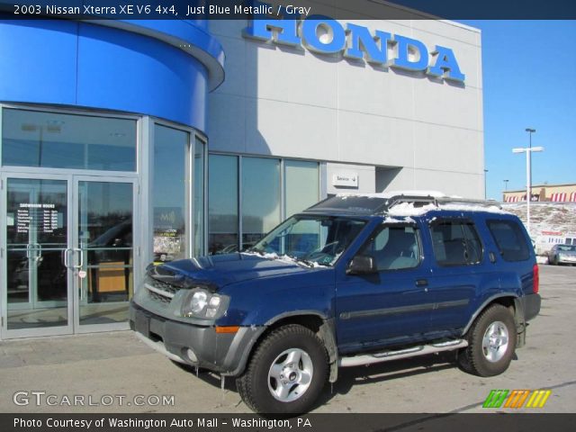 2003 Nissan Xterra XE V6 4x4 in Just Blue Metallic
