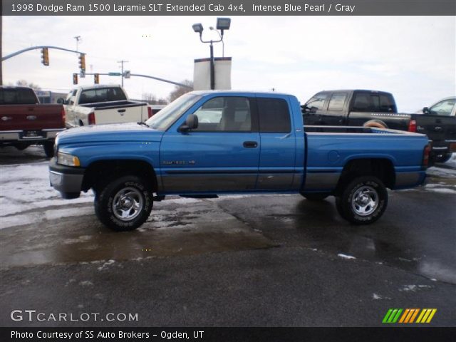 1998 Dodge Ram 1500 Laramie SLT Extended Cab 4x4 in Intense Blue Pearl