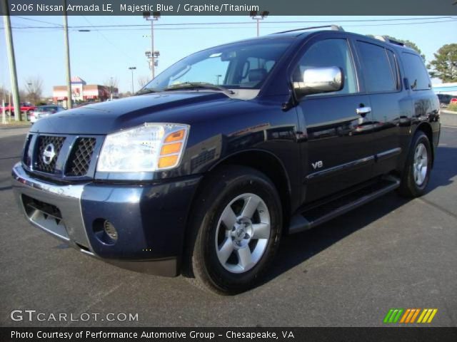 2006 Nissan Armada LE in Majestic Blue