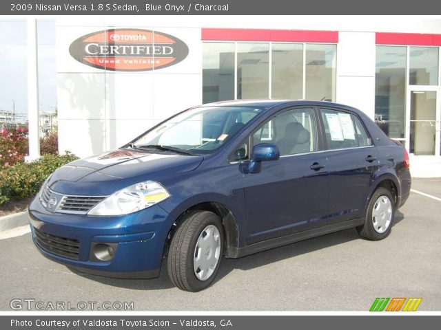2009 Nissan Versa 1.8 S Sedan in Blue Onyx