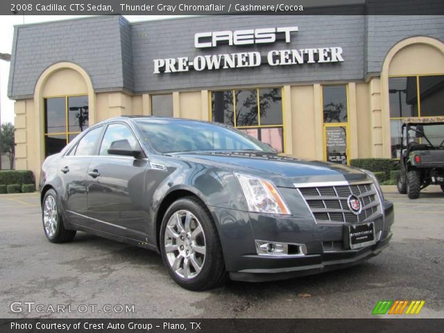 2008 Cadillac CTS Sedan in Thunder Gray Chromaflair