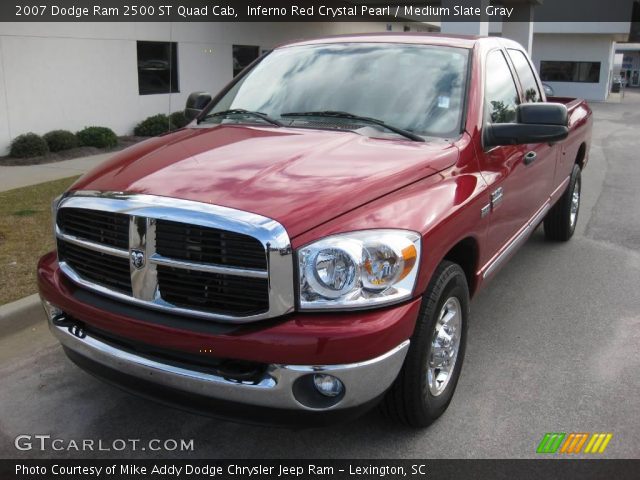 2007 Dodge Ram 2500 ST Quad Cab in Inferno Red Crystal Pearl