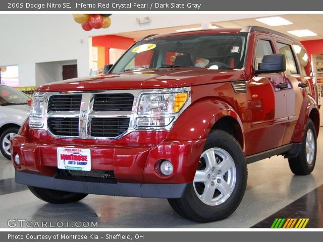 2009 Dodge Nitro SE in Inferno Red Crystal Pearl