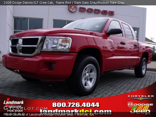 2008 Dodge Dakota SLT Crew Cab in Flame Red