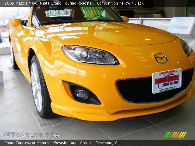 2009 Mazda MX-5 Miata Grand Touring Roadster in Competition Yellow