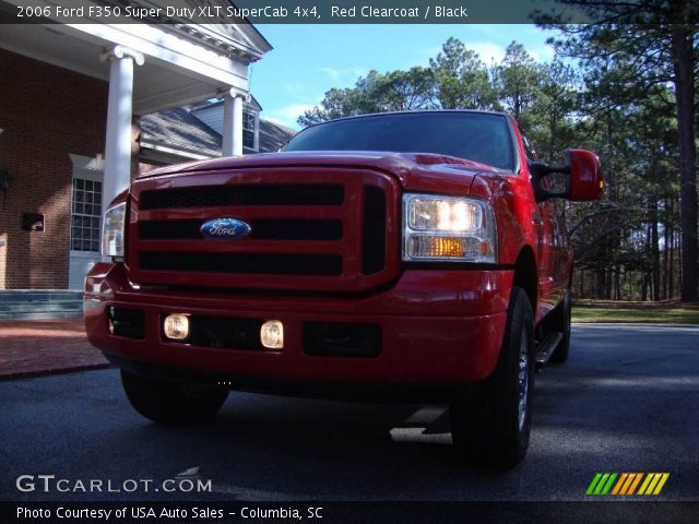 2006 Ford F350 Super Duty XLT SuperCab 4x4 in Red Clearcoat