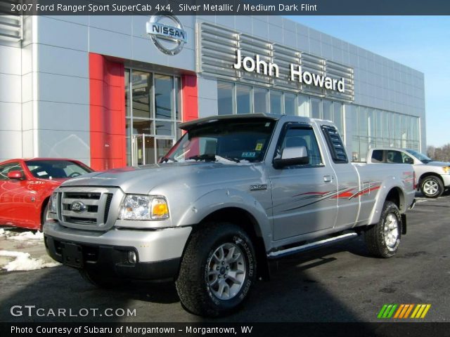 2007 Ford Ranger Sport SuperCab 4x4 in Silver Metallic