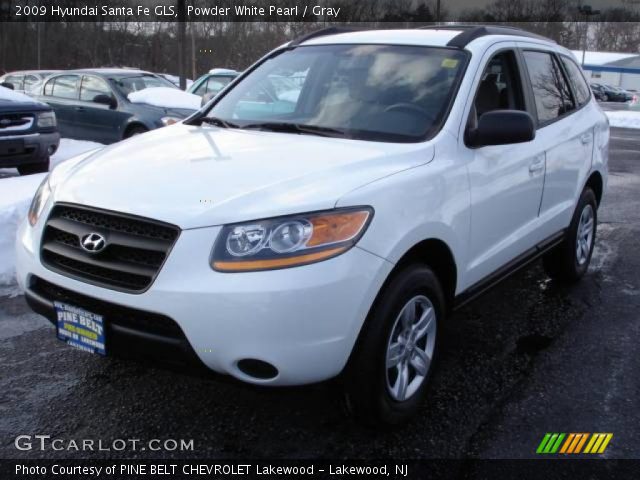 2009 Hyundai Santa Fe GLS in Powder White Pearl