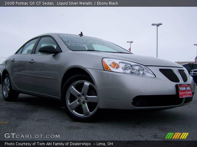 2008 Pontiac G6 GT Sedan in Liquid Silver Metallic. Click to see large ...