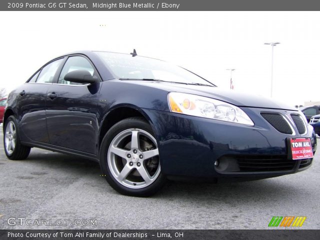 2009 Pontiac G6 GT Sedan in Midnight Blue Metallic
