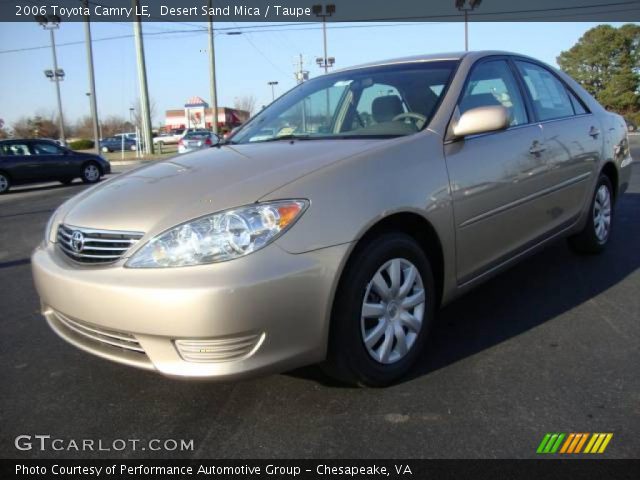 2006 Toyota Camry LE in Desert Sand Mica
