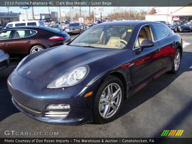 2010 Porsche Panamera 4S in Dark Blue Metallic