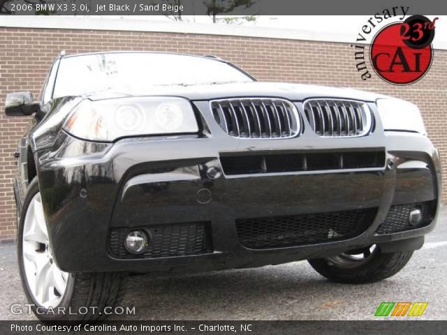 2006 BMW X3 3.0i in Jet Black