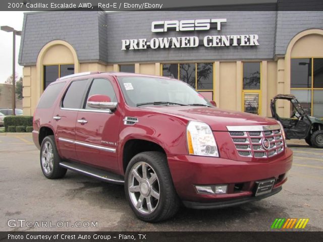 2007 Cadillac Escalade AWD in Red-E