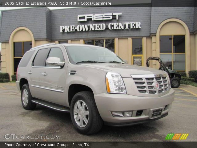 2009 Cadillac Escalade AWD in Gold Mist
