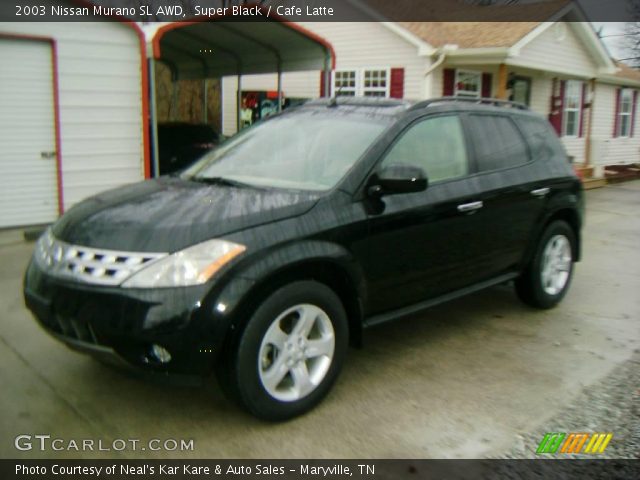 2003 Nissan Murano SL AWD in Super Black