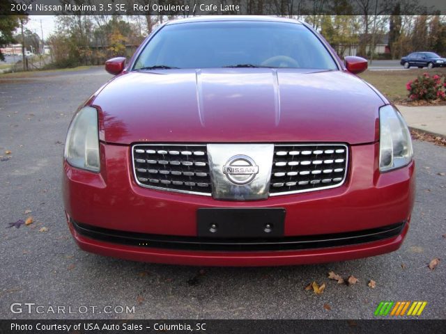 2004 Nissan Maxima 3.5 SE in Red Opulence