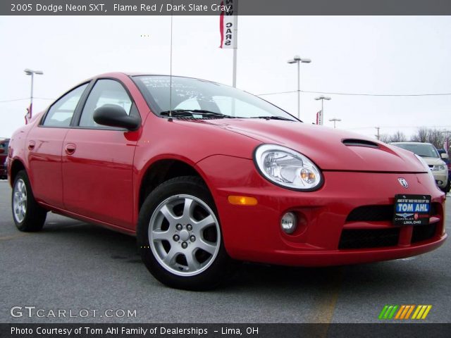 2005 Dodge Neon SXT in Flame Red