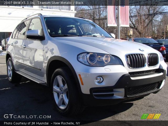 2007 BMW X5 3.0si in Titanium Silver Metallic