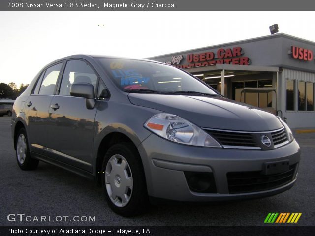 2008 Nissan Versa 1.8 S Sedan in Magnetic Gray