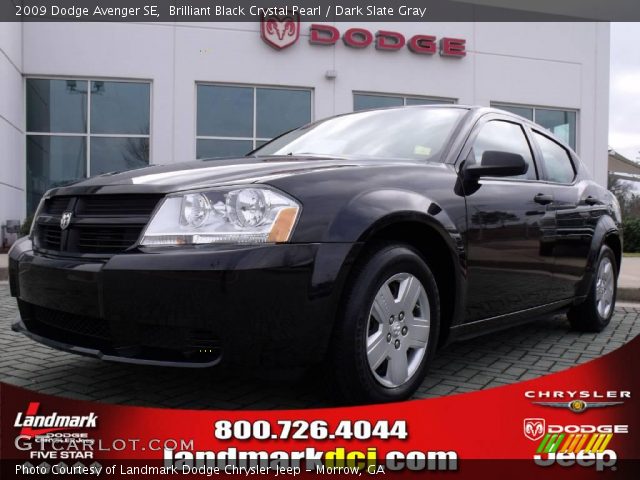 2009 Dodge Avenger SE in Brilliant Black Crystal Pearl